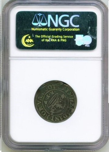 1624 SILVER DENMARK 1/2 KRONE NGC VERY FINE 30 - Picture 2 of 4