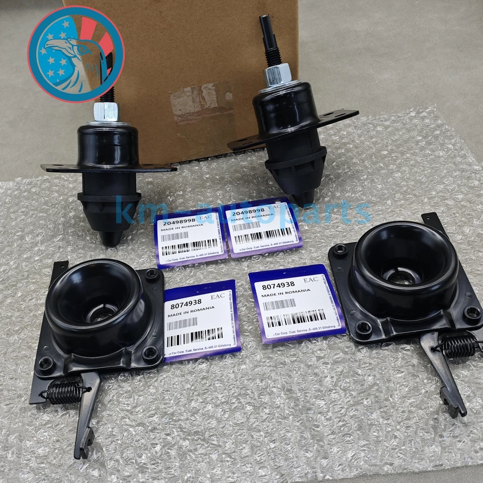 New 4Pcs Hood Release Up & Low Latches For Volvo VN VNL 20498998 20565619 USA - Image 4 of 4