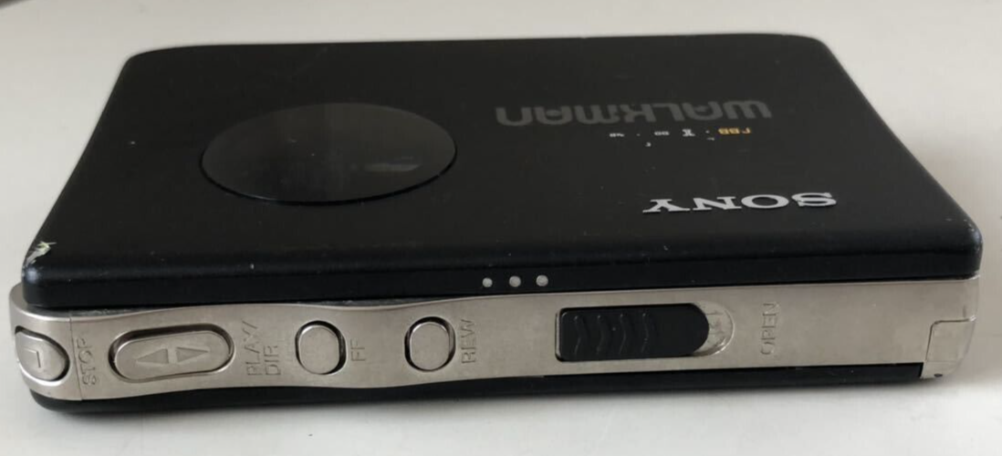 SONY Cassette player Walkman WM-EX60 black junk goods