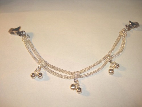 Jingle Jangle Bells 4~ Strand Chain Sweater Dress Clip Guard - Picture 2 of 3
