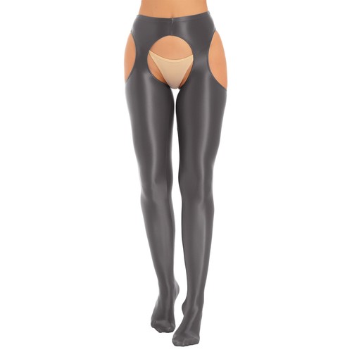 Damen Strumpfhose glatt Strumpfhose halbtransparent Dessous Sportstrümpfe ausgehöhlt - Bild 78 von 111