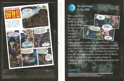 DOCTOR WHO DEFINITIVE SERIES 2 TV COMIC CARDS FOIL STAMPED F1 TO F13 ..CHOOSE - Picture 6 of 22