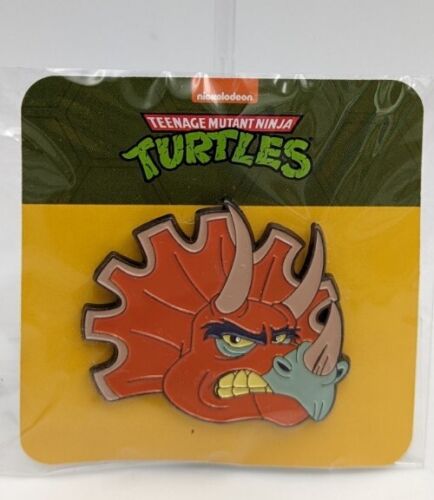 NIP 2022 Neca Loot Crate Exclusive TMNT Triceraton Enamel Pin - Picture 3 of 4
