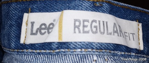 Lee Jeans Men's Size 36x30" Regular Fit Straight Cut Medium Blue Wash Denim Used - Picture 7 of 8
