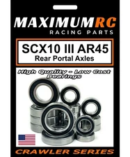 MAXRC - Axial SCX10.3 SCX10 III AR45 Rear Portal Axle Sealed Bearings Kit (10)