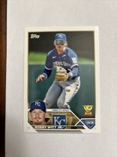 2023 Topps Series 1 #7 Bobby Witt Jr Rookie Cup Kansas City Royals baseball card