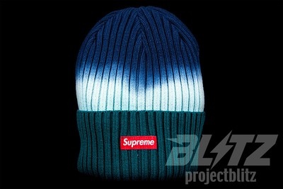 supreme overdyed beanie black