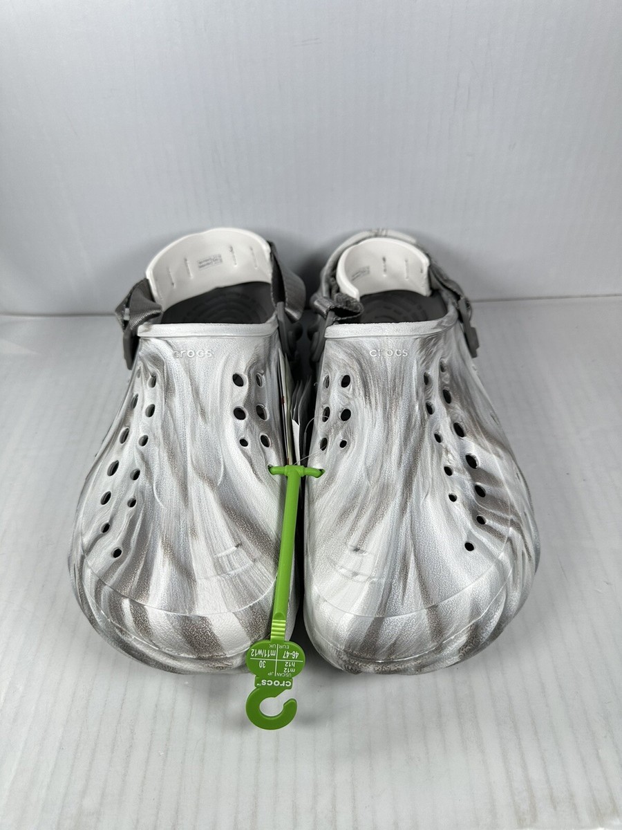 CROCS Echo Marbled Clog Moonlight 208454-1NL Men's Size 12