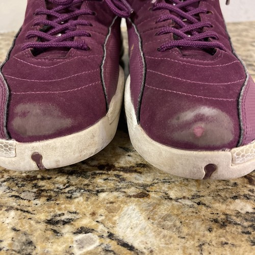 Nike Air Jordan 12 XII Retro Bordeaux Burgundy Size 8.5 Sneakers 130690-617 - Picture 12 of 12