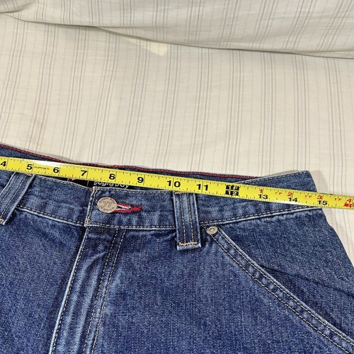 Vintage Bugle Boy Carpenter Jeans Wide Leg Size 29"x30" Y2K High Waisted Punk O1 - Picture 5 of 14