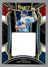 2021 Select Nate Pearson Rookie Jumbo Swatch Tri Color Prizm 57/99 RJS-NP RC
