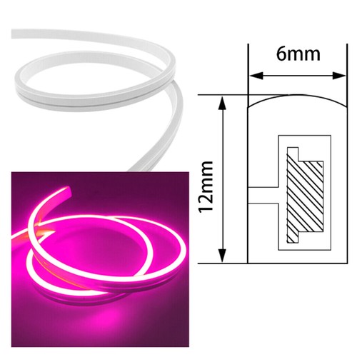 3M Flexible LED Strip Light Flexible Neon Flex Rope Silicone Tube with 6 Buckles - Picture 4 of 20