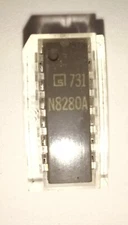 SIGNETICS N8280A IC chip microchip DIP-14 vintage 1973!!    DECADE asynchronous 