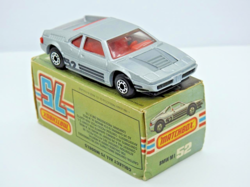 MATCHBOX LESNEY SUPERFAST CAJA BMW M1 No.52 MUY VVN como nuevo en caja l 1981 - Imagen 6 de 10