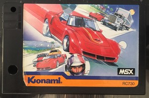 Road-Fighter-MSX-2-Computer-Video-Game-Japan-Import-Vintage-Konami