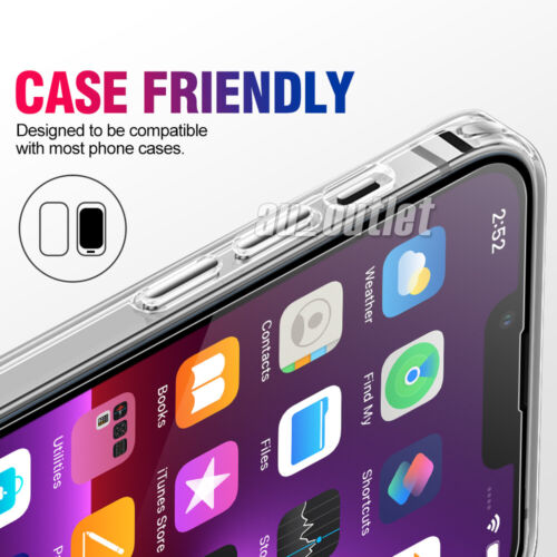 2XTempered Glass Screen Protector For iPhone XS 16 15 14 13 12 11 Pro Max XR 8 7 - Picture 6 of 51