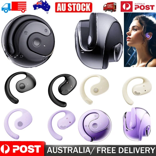 Wireless Headphones Earphones Bluetooth 5.4 On Ear Sport Gym Earbuds NEW - Picture 2 of 19