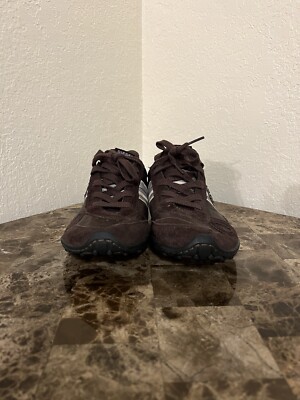 Vintage DIESEL CHEJU 78 Brown Women's Leather Sneakers Shoe Size