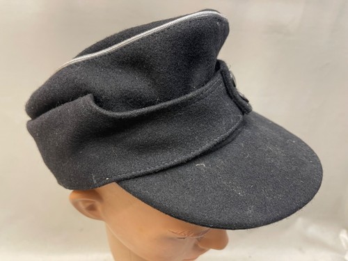 OFFIZIER PANZER FELDMÜTZE 57 - 58 M43 ORIGINAL STOFF HG DIVISION LUFTWAFFE WH - Picture 6 of 13