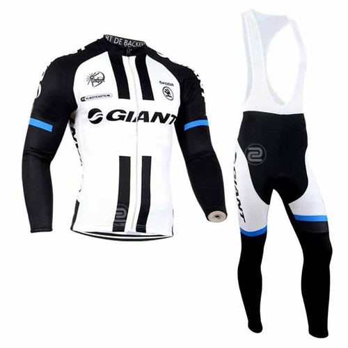 Men Team Cycling Jersey Bib Pants Set Autumn Bike Sports Uniform Racing Clothing - Picture 10 of 55