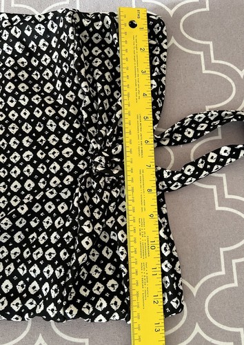 Old Navy Women's Tankini SMALL Black White Geometrical - Picture 3 of 7