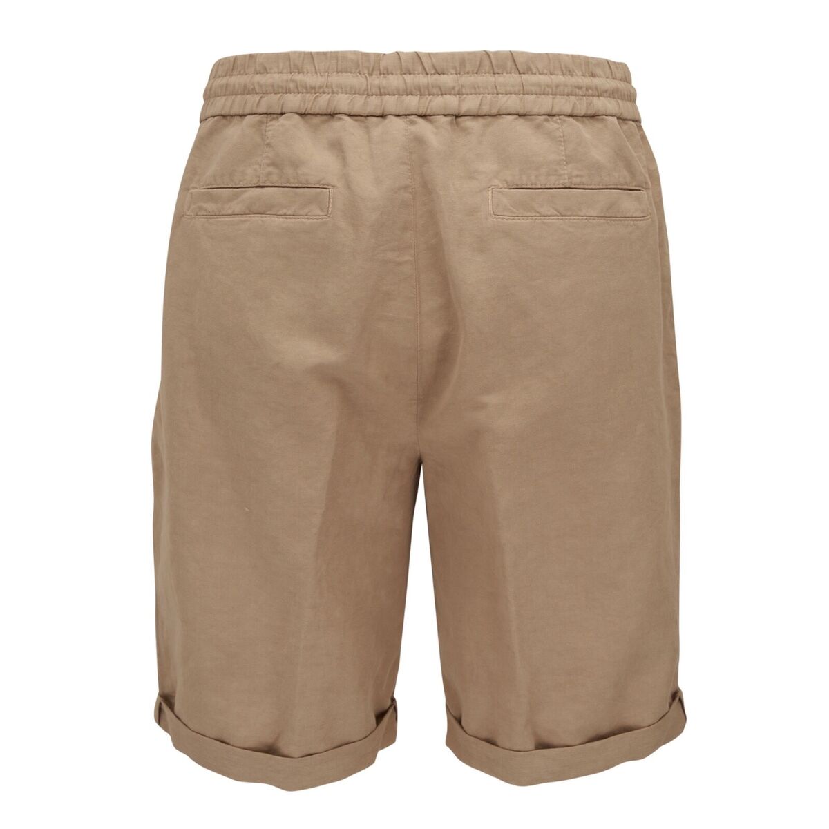 ショートパンツ BRUNELLO CUCINELLI Bermuda Monile Beige BRUNELLO CUCINELLI Linen Cotton Bermuda Shorts w/ Drawstring
