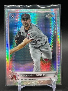 2022 Topps Chrome #65 Tyler Gilbert Prism Refractor Rookie Baseball Card