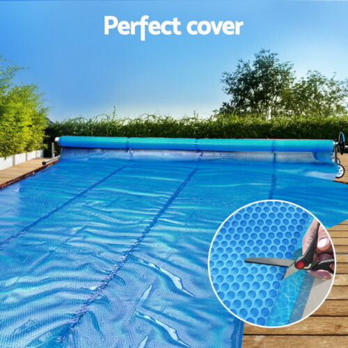 Aqua Buddy Pool Cover 400 / 500 Micron Swimming Pool Solar Blanket Roller Shade - Picture 5 of 27