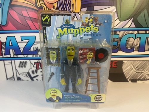 2004 Palisades Muppets Johnny Fiama Brown Suit Actionfigur Serie 7 - Bild 2 von 9