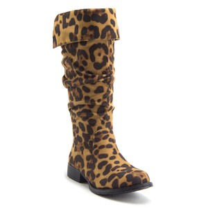 Jazame-Toddler-Girls-Little-Kids-Knee-High-Suede-Zipped-Fold-Down-Riding-Boots