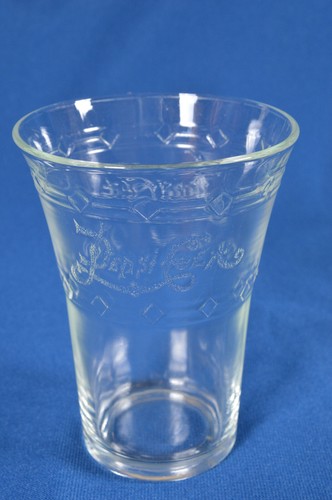Lote (6) Gafas de vidrio Pepsi grabadas con bandeja de la década de 1970, nuevo de lote antiguo, una sola pieza - Imagen 3 de 8