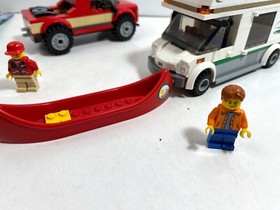 LEGO City:  Camper 60057 + truck from 60182 + Pizza 60150