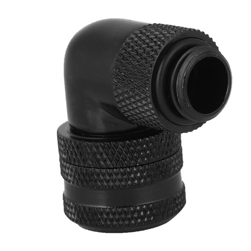 G1/4 Thread Water Cooling Fitting 90° Elbow Connector for 10x14 Hard Tube - Afbeelding 7 van 11