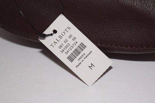 NWT TALBOTS Brown Houndstooth Turn Lock Closure Adjustable Belt Waist Bag Size M - Picture 4 of 8