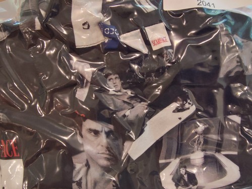 Scarface Shirt Herren Tony Montana Druck All Over auf Knopfleiste - geteilt - Medium - Bild 8 von 8