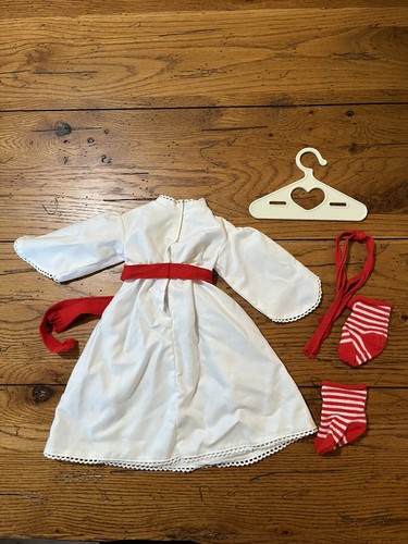American Girl Kirsten's St. Lucia Gown & Wreath Wooden Candles Retired - Picture 2 of 7