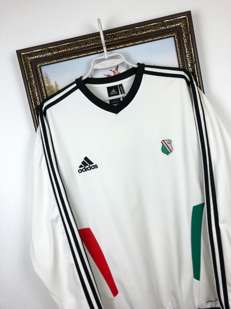 Vintage Adidas Legia Warsaw Football Sweatshirt Soccer Track