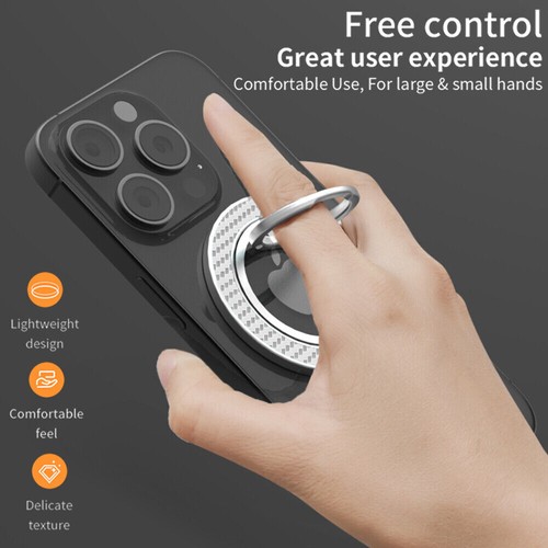 Universal Alloy Metal Magnetic Finger Grip Ring Kickstand Phone Holder Stand - 第 11/22 張圖片