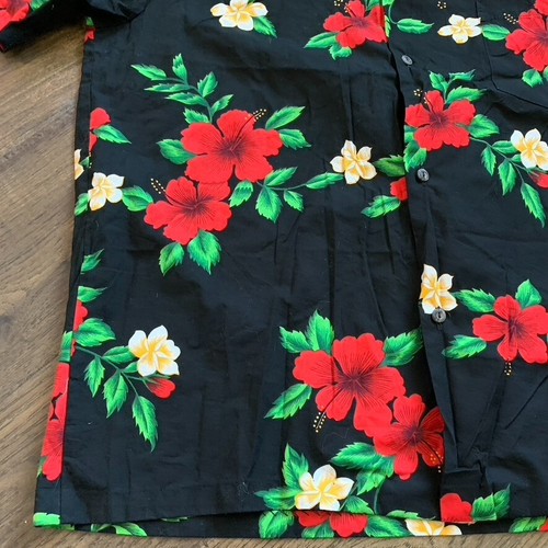 2 Vintage Pacific Legend Hawaii Hemd Gr. XL Blumen Flamingo Palmen Freizeit - Bild 17 von 24
