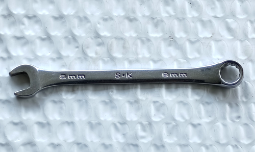S-K TOOLS USA 88308, 8MM. COMBINATION WRENCH, 4" LONG, 12 POINT. - Picture 5 of 10
