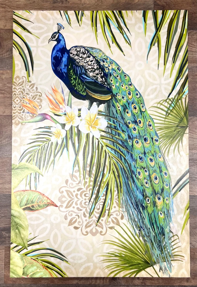 シルバー孔雀 ピーコック オブジェ 卓上インテリア 143-138-040 peacock decor products for sale | eBay