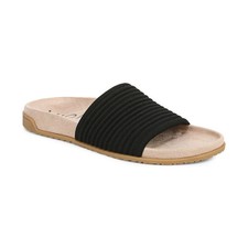   FLASH SALE   New Style Vionic Women's Evie Knit Slide Sandal, Black