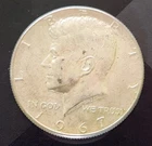 1967-P Kennedy Half Dollar 40% Silver Coin 50c Philadelphia Mint Circulated