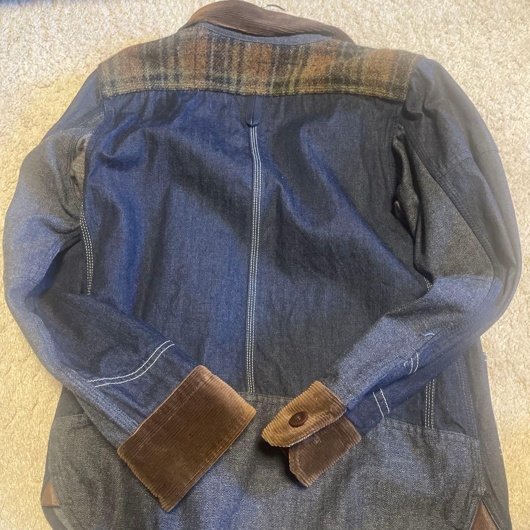 EYE JUNYA WATANABE MAN, × Lee patchwork Coverall - image 5