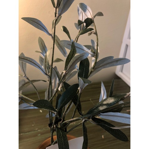 Herz & Hand mit Magnolie Neu mit Etikett künstliche Olivenblattpflanze 16 Zoll - Bild 3 von 9