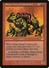 Siege-Gang Commander #103 (MP) Scourge SCG Magic MTG