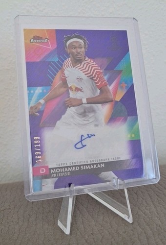 Topps Finest 2023/24 Auto Mohamed Simakan /199 RB Leipzig