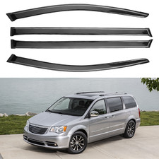 For 2008-2020 Dodge Grand Caravan Window Vent Visor Sun Rain Guard Sun Shade