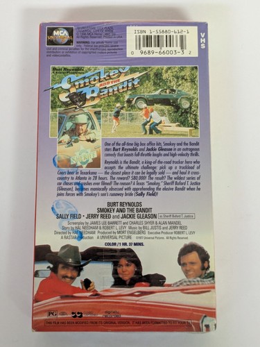 Smokey and the Bandit (VHS, 1996) Factory Sealed Burt Reynolds Sally Field  - Picture 6 of 6