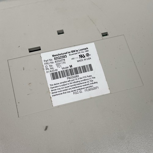 IBM Model M PS/2 Keyboard. 1994, Wired PS/2 Cable TESTED - Picture 6 of 7
